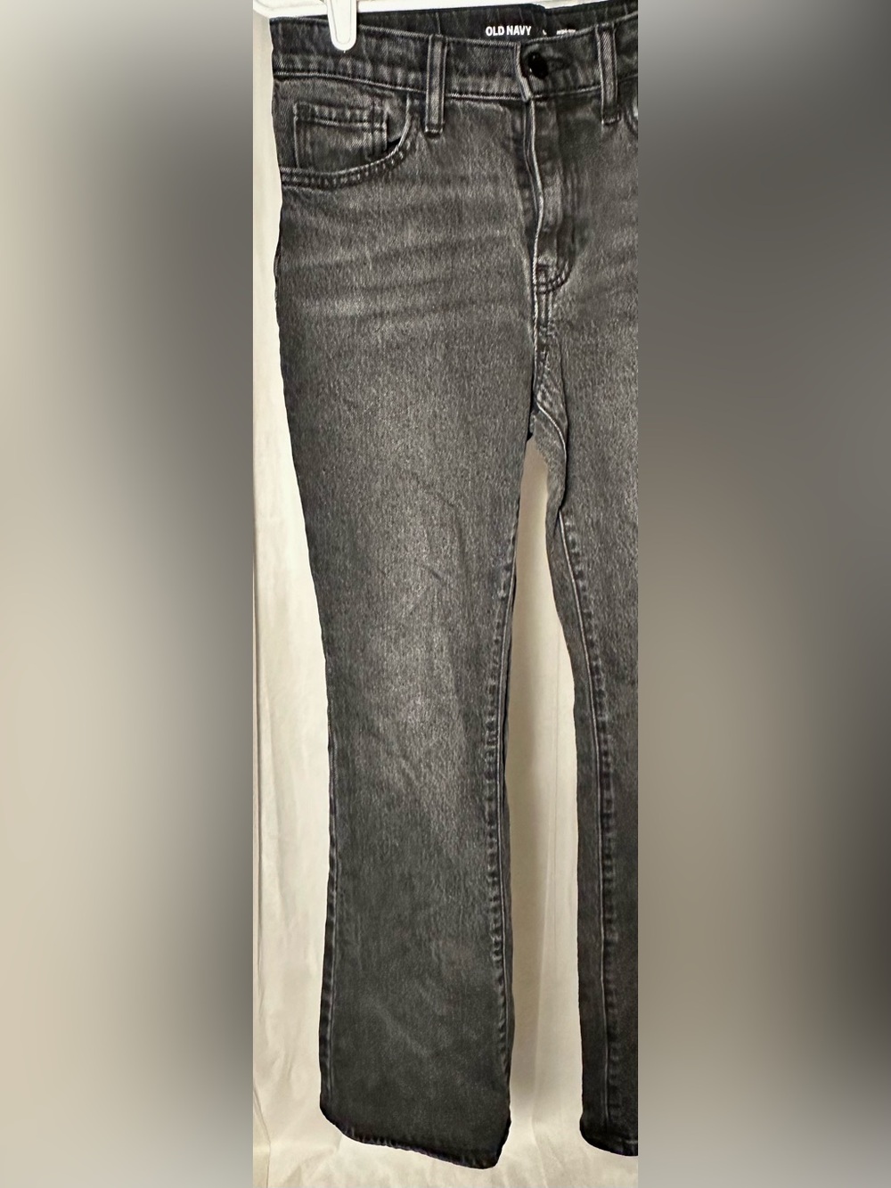 Girl’s Old Navy Flare Jeans in Washed Black Size 14 ~SUPER COOL ALT/GRUNGE LOOK~